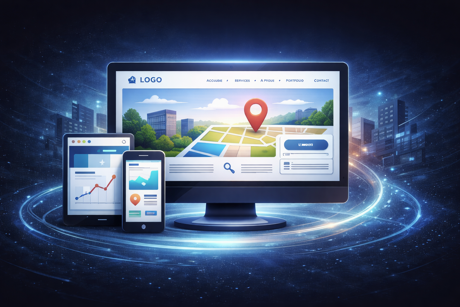 Exemple de site vitrine professionnel